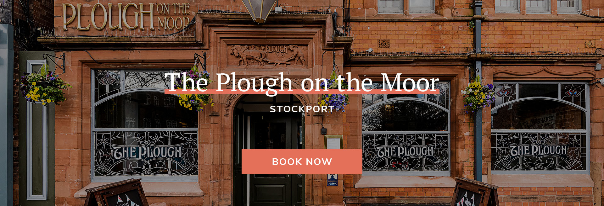 Enjoy a meal at your local pub at The Plough on the Moor in Stockport